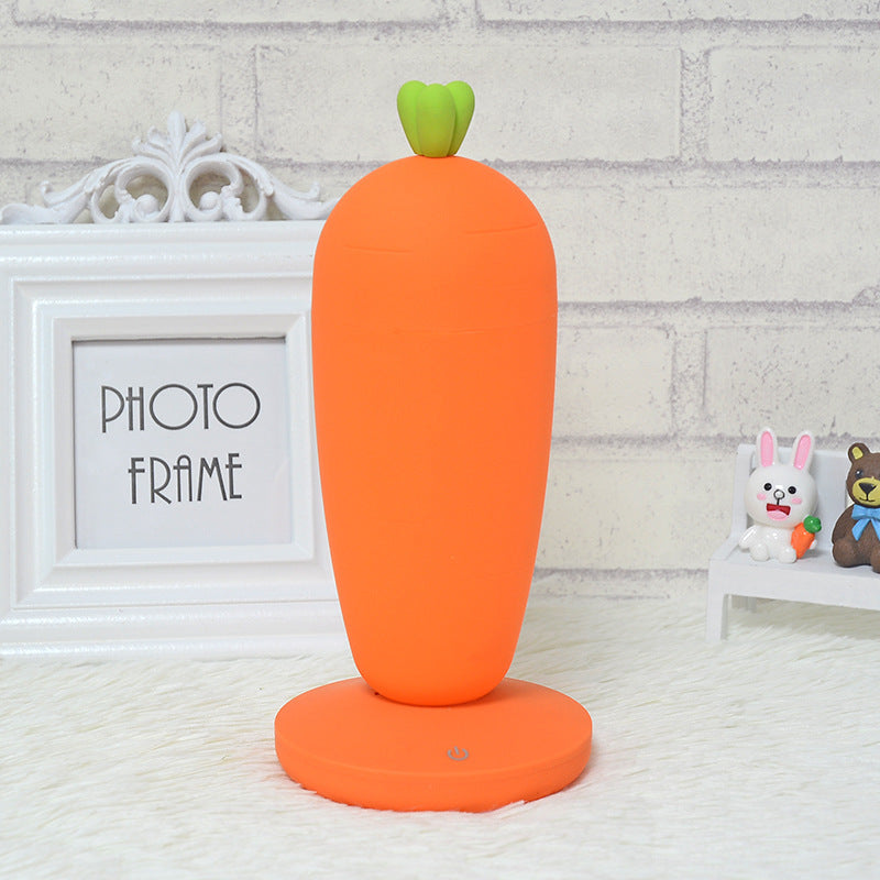 Small Night Lamp Creative Cartoon Carrot USB Rechargeable Desk Lamp