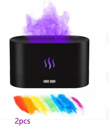 Aroma Diffuser With Flame Light Mist Humidifier Aromatherapy Diffuser