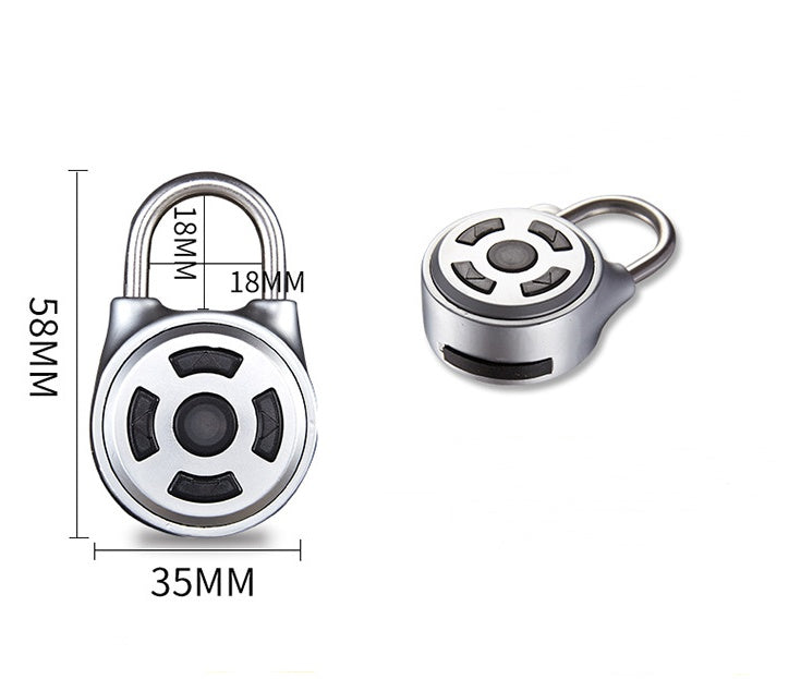 Smart padlock direction button electronic lock