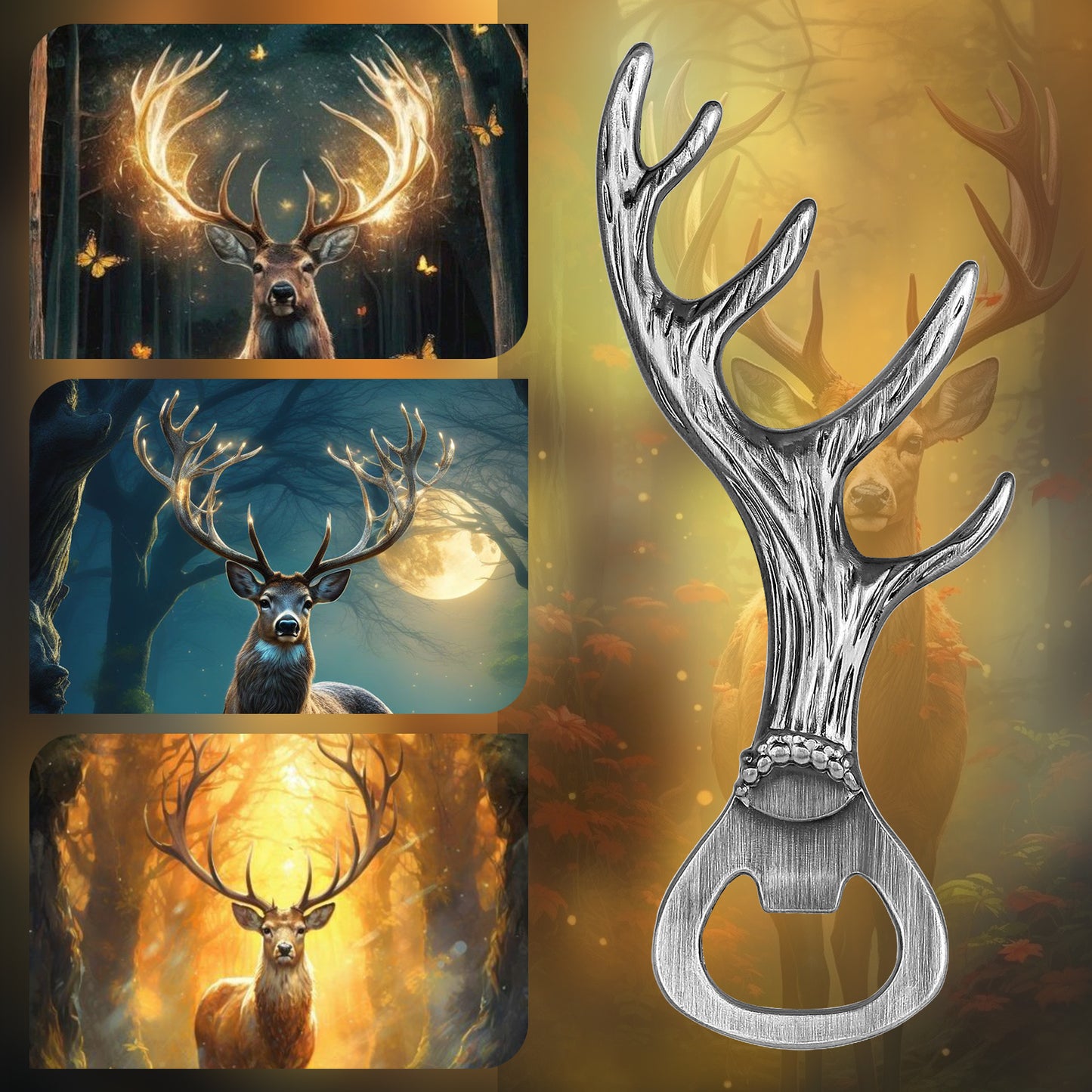 Deer Antler Bottle Opener Is A Small Tool Suitable For Various Parties And Gatherings