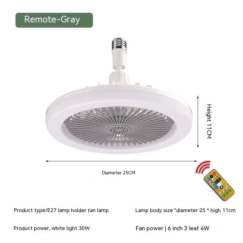 Remote Control E27 Screw Adjustable Light Bedroom Aromatherapy Small Fan Lamp