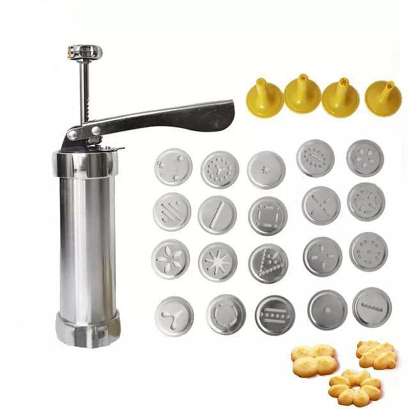 Cookie Press Gun And Icing Set Alloy Churro Maker