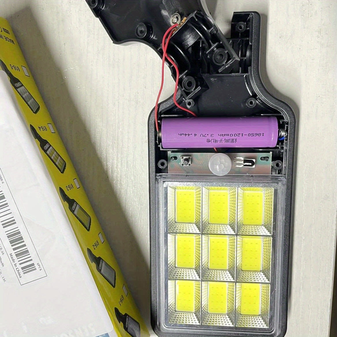 Solar Powered Motion Sensor Outdoor Garden Light