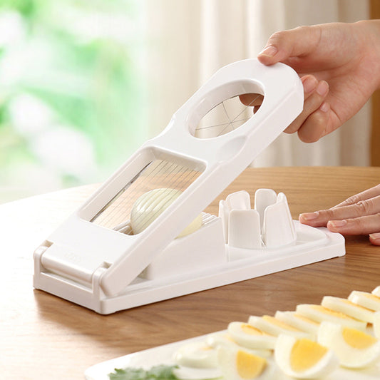 Stainless steel egg cutter