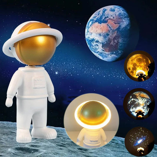 New Astronaut Star Projector Lamp Ins Touch Lamp Bedroom