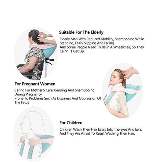 Mobile Salon Portable Foldable Silicone Shampoo Basin