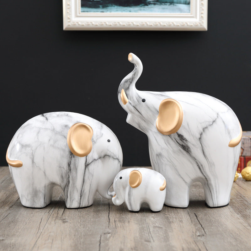 Elephant-shaped room furnishings