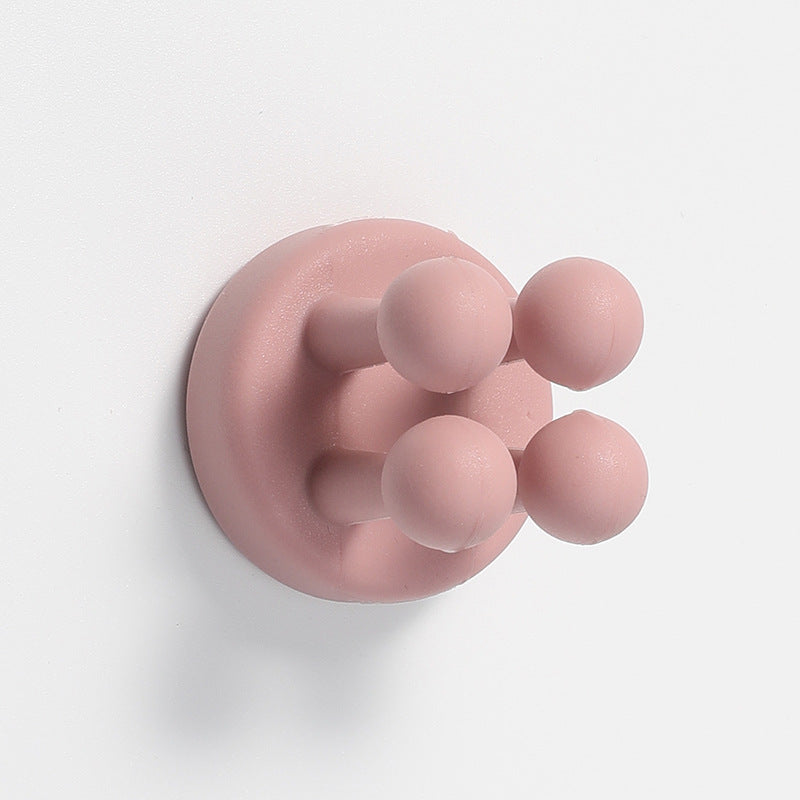 Silicone Toothbrush Holders Multi-Function Waterproof Self-Adhesive Wall Hooks