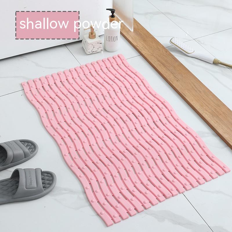 Bathroom Non-slip Simple Shaped Plastic Foot Pad