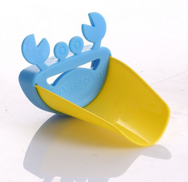 Children Bathroom Frog Crab Shape Faucet Extender Water-saving