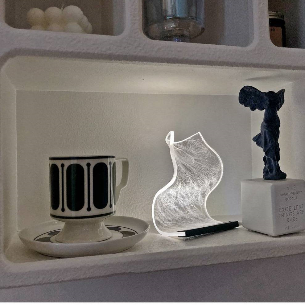Warm High Appearance Level Bedside Lamp Small Night Light Home Decor