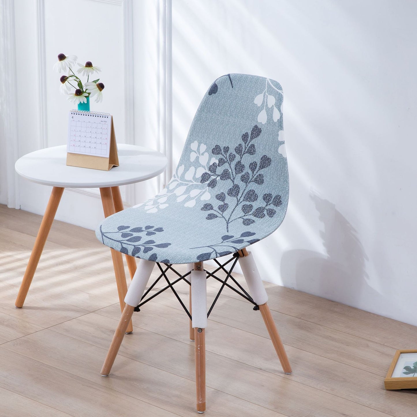 Minimalist Modern Printed Dining Chair Covers