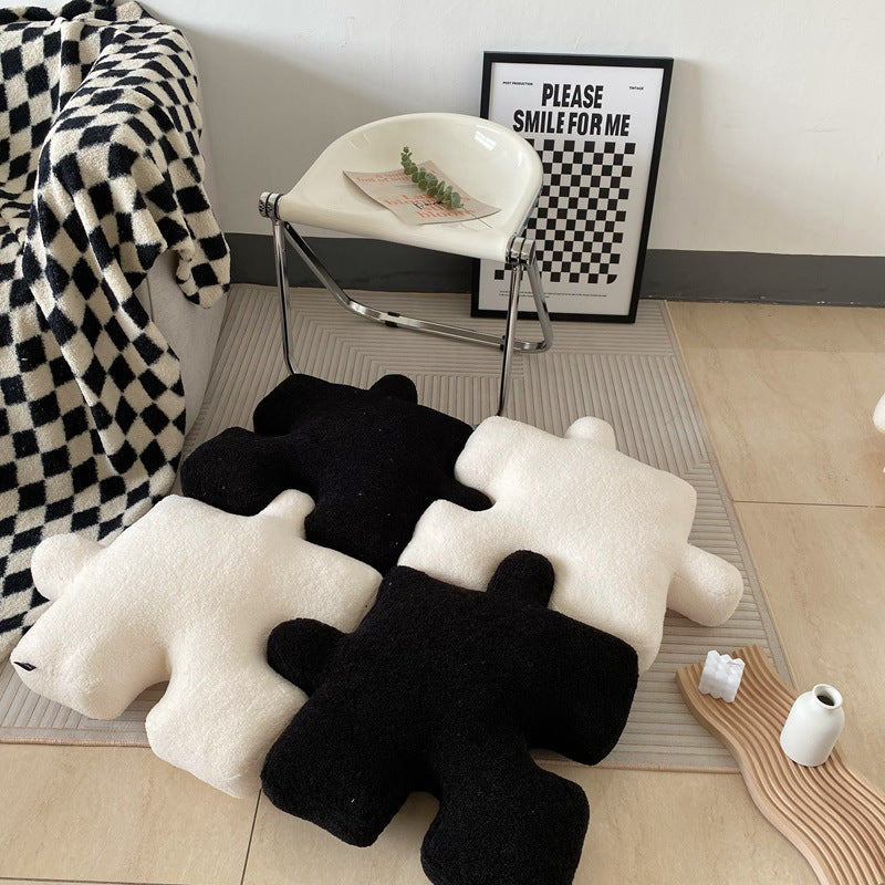 Fashion Stuffed Creative Puzzle Shaped Pillow