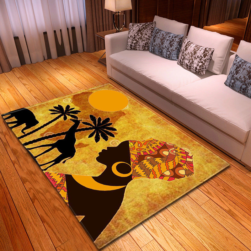 Printed Beauty Bedroom Dining Floor Mat