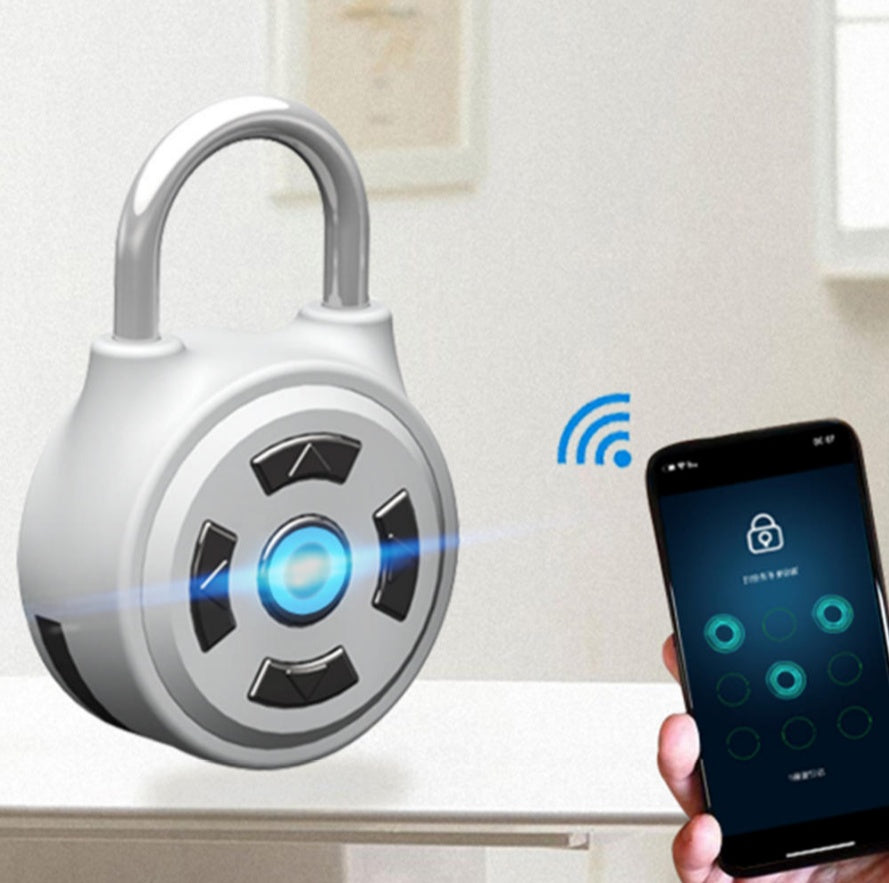 Smart padlock direction button electronic lock