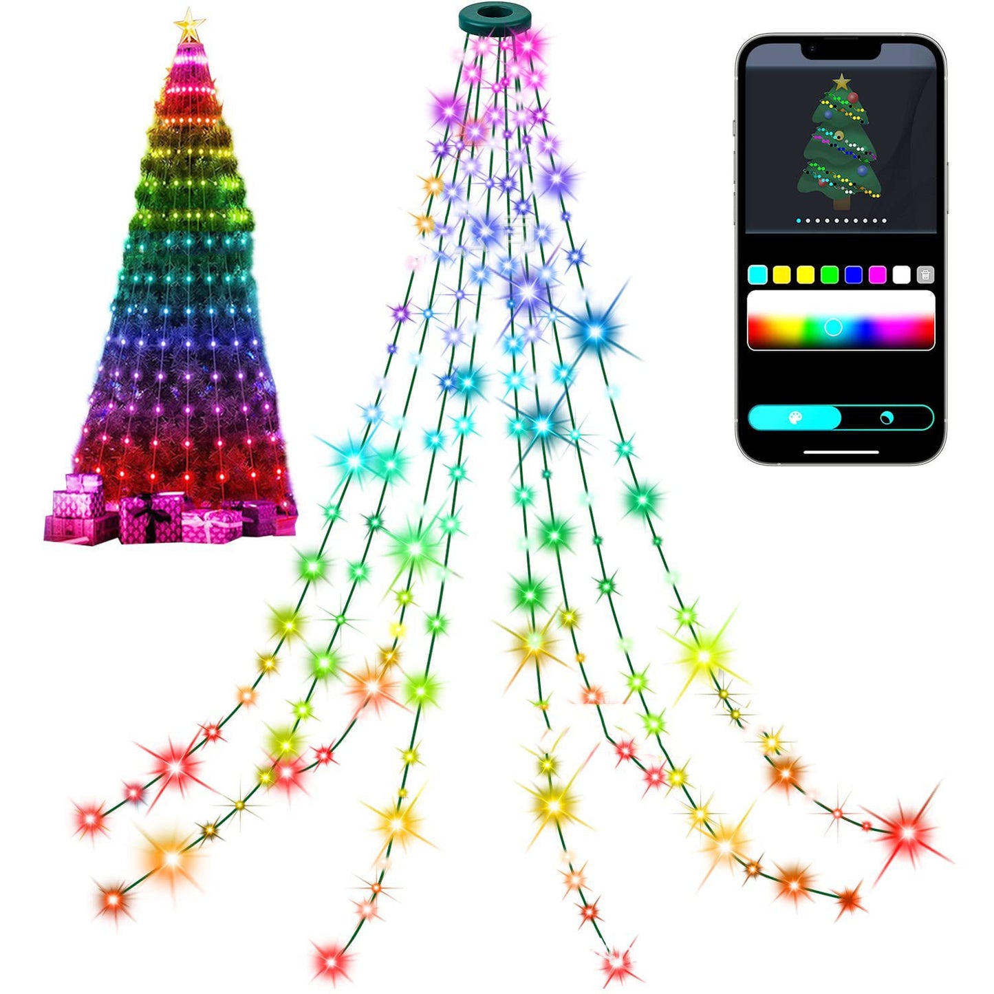 Magic Color Christmas Tree APP Point Control Magic Color