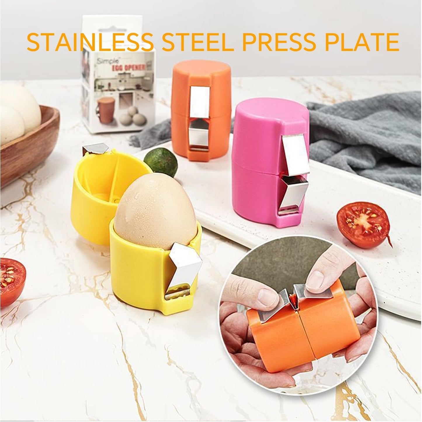 Egg Shell Opener For Hard Boiled Eggs Egg Peeler Topper