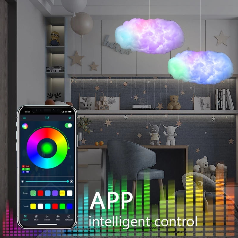 USB Cloud Light APP Control Music Synchronizatio Light