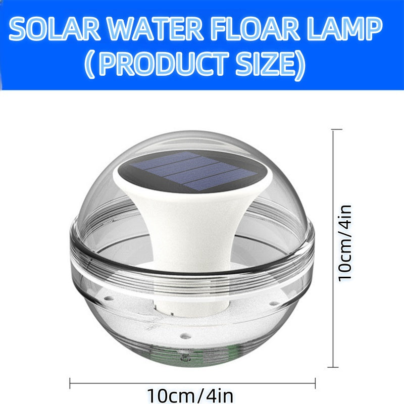 Solar Pool Lights, LED Outdoor IPX7 Waterproof Pond Lights