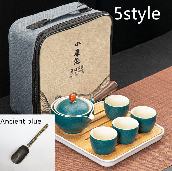 Dongni Simple 360 Degree Rotation Xiaoyao Teapot Tea Set