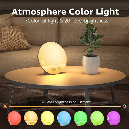 Simulated Sunrise And Sunset Natural Wake-up Light