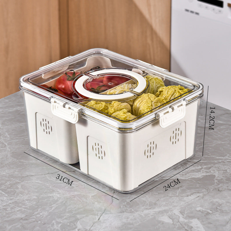Kitchen Gadget Compartments Divided Serving Tray