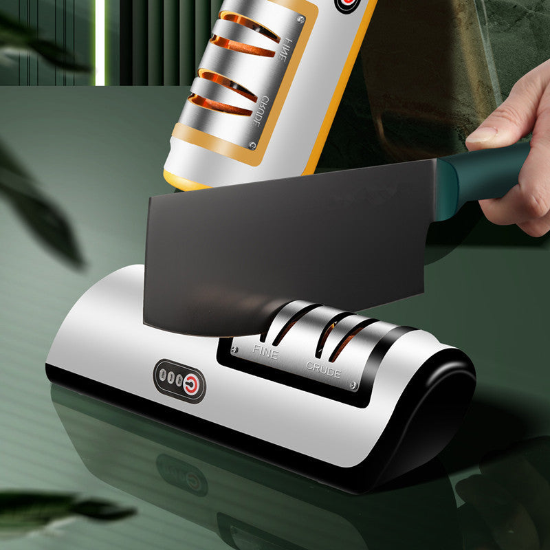 USB Rechargeable Electric Knife Sharpener Automatic Adjustable