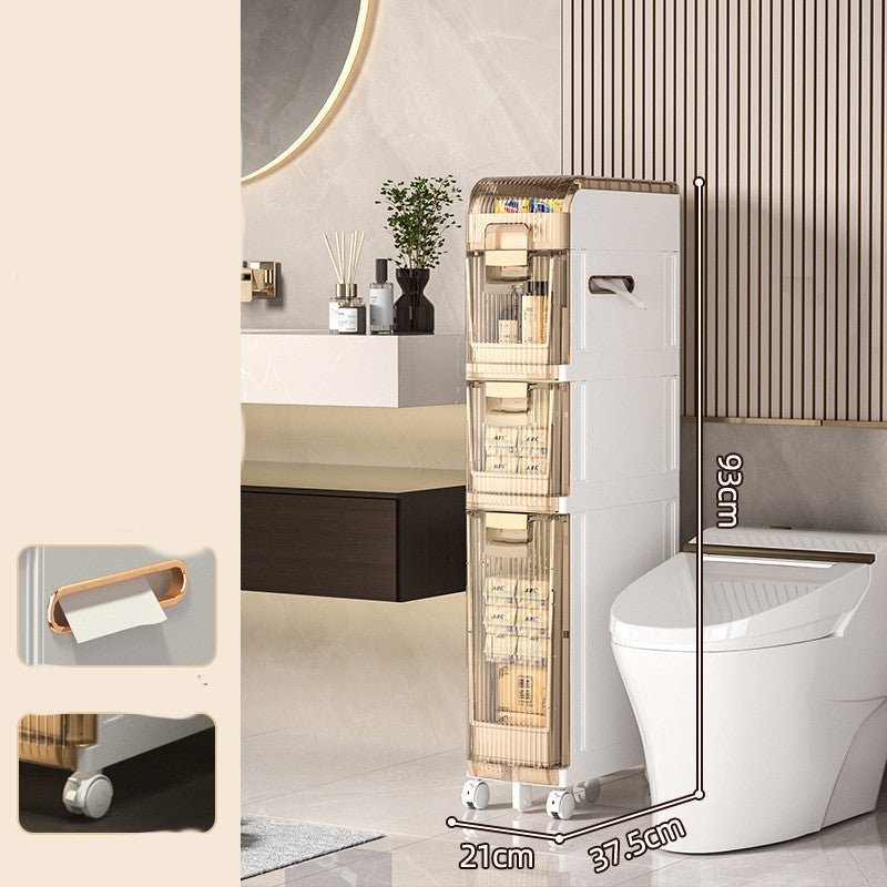 Bathroom Seam Storage Cabinet Drawer Type