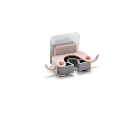 Nail-free multi-function traceless mop holder receives mop hook