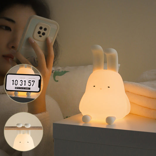 Cute Rabbit Mood Light Dimmable Led Soft Night Light Led Lights