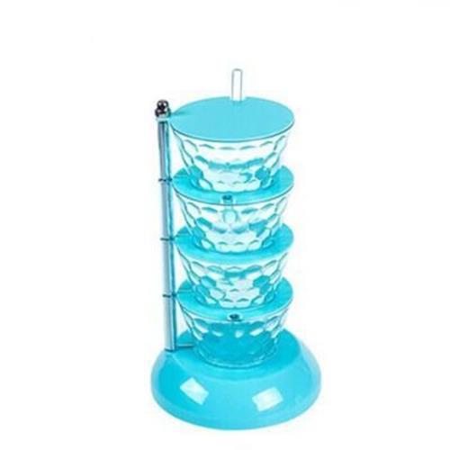 Rotatable Multi-layer Vertical Seasoning Box Jars Home Kitchen