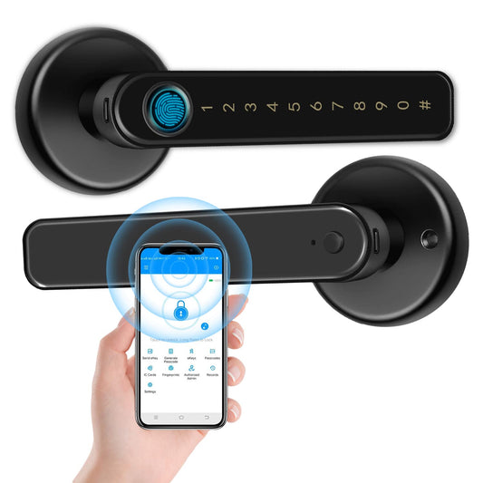 Single Row Electronic Password Indoor Fingerprint Lock