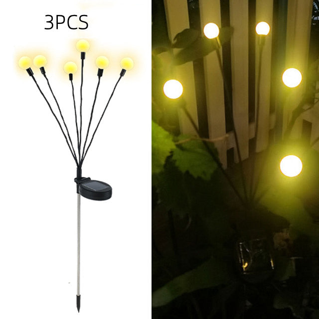 Simulation Firefly Solar Light Outdoor Garden Decoration Lawn Landscape Lamp