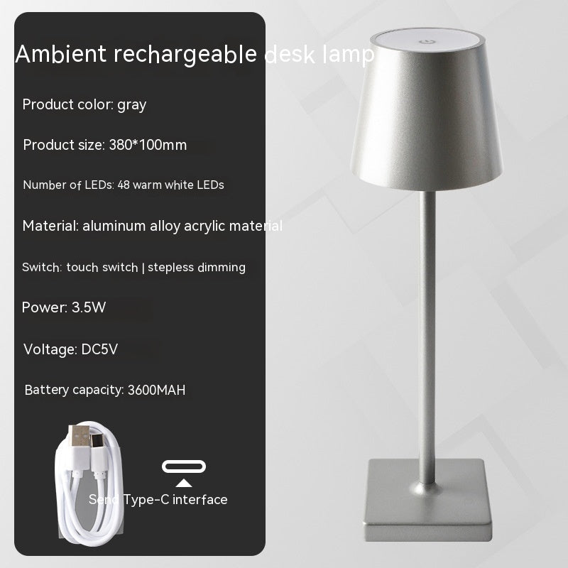 Charging Bar Table Lamp Touch Dimming