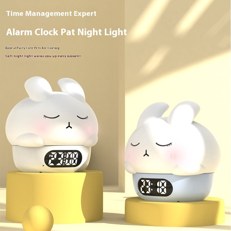 Silicone Racket Light With Two Sets Of Alarm Clocks