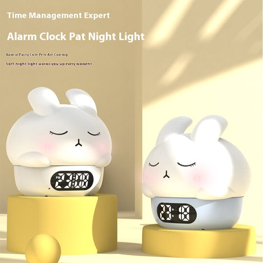 Silicone Racket Light With Two Sets Of Alarm Clocks