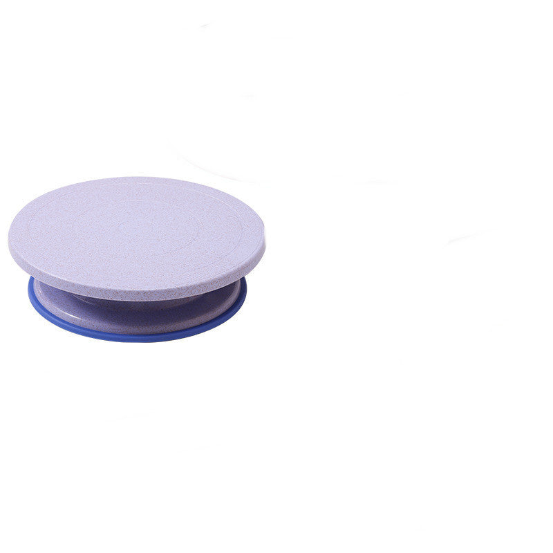 Rotating Plastic Cake Turntable Cream Laminating Table