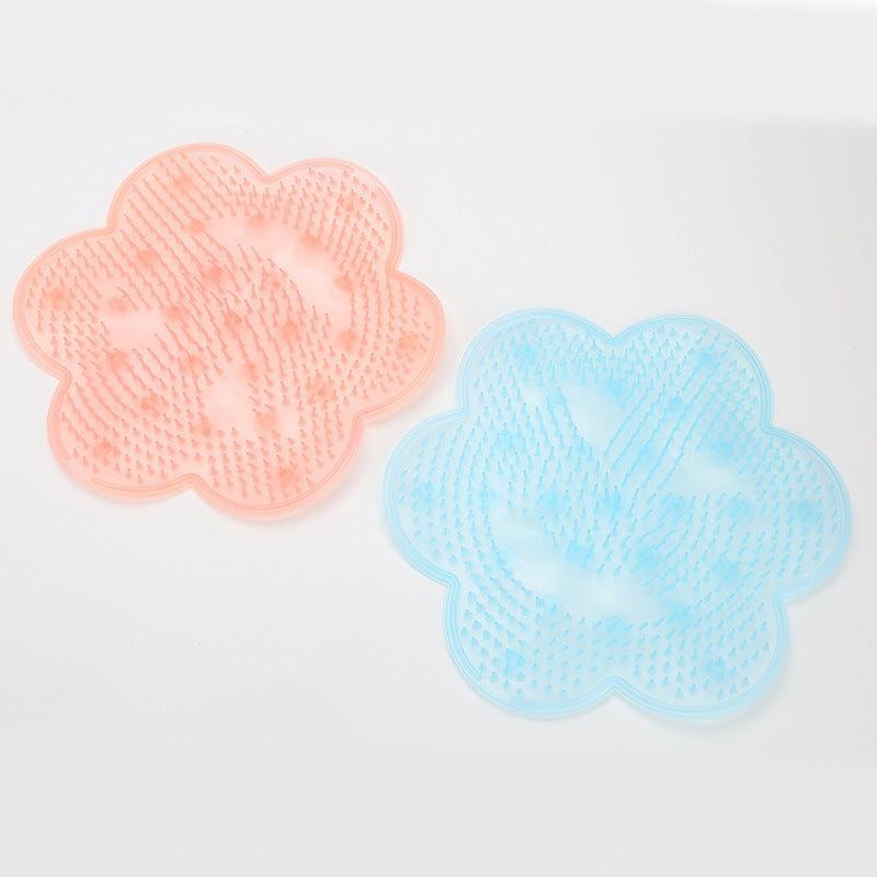 Silicone bathroom anti-slip massage pad