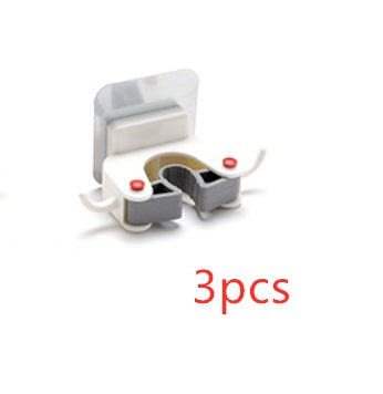 Nail-free multi-function traceless mop holder receives mop hook