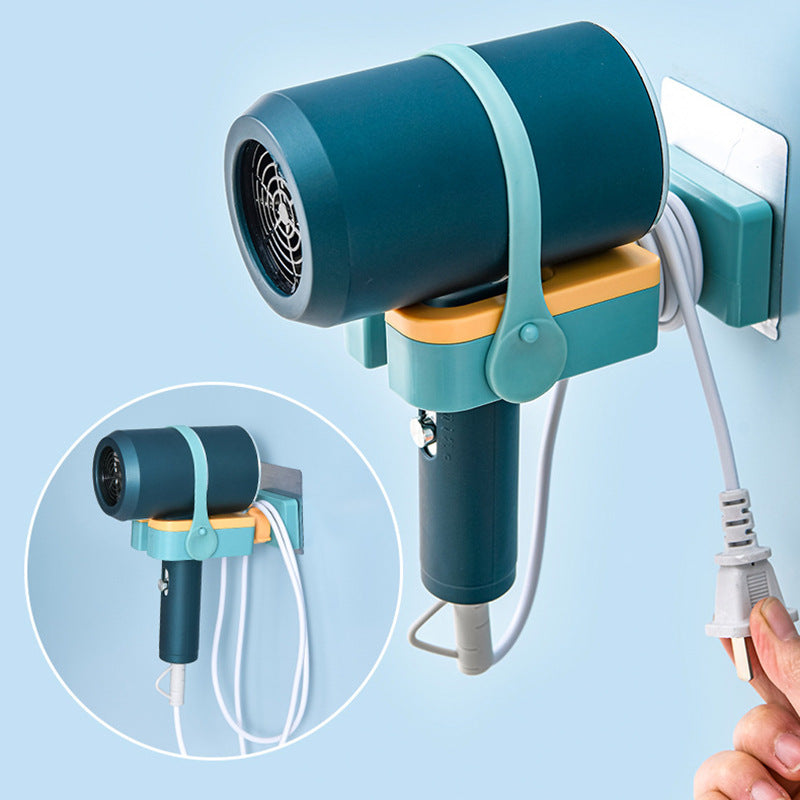 Hair Dryer Rack Toilet Wall-mounted Punch-free Woundable