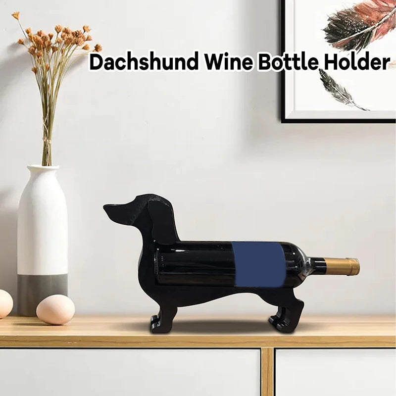 Dachshund Wine Bottle Holder Wine Cabinet Dachshund Personality