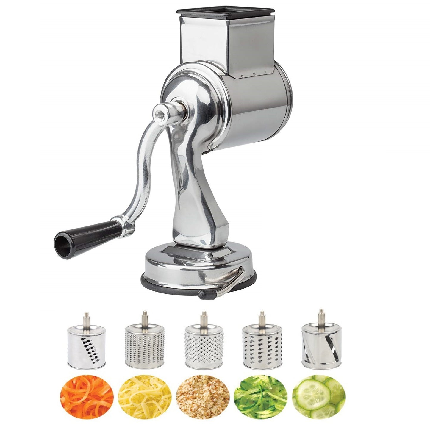 Multifunctional Stainless Steel Rotary Cheese Grater