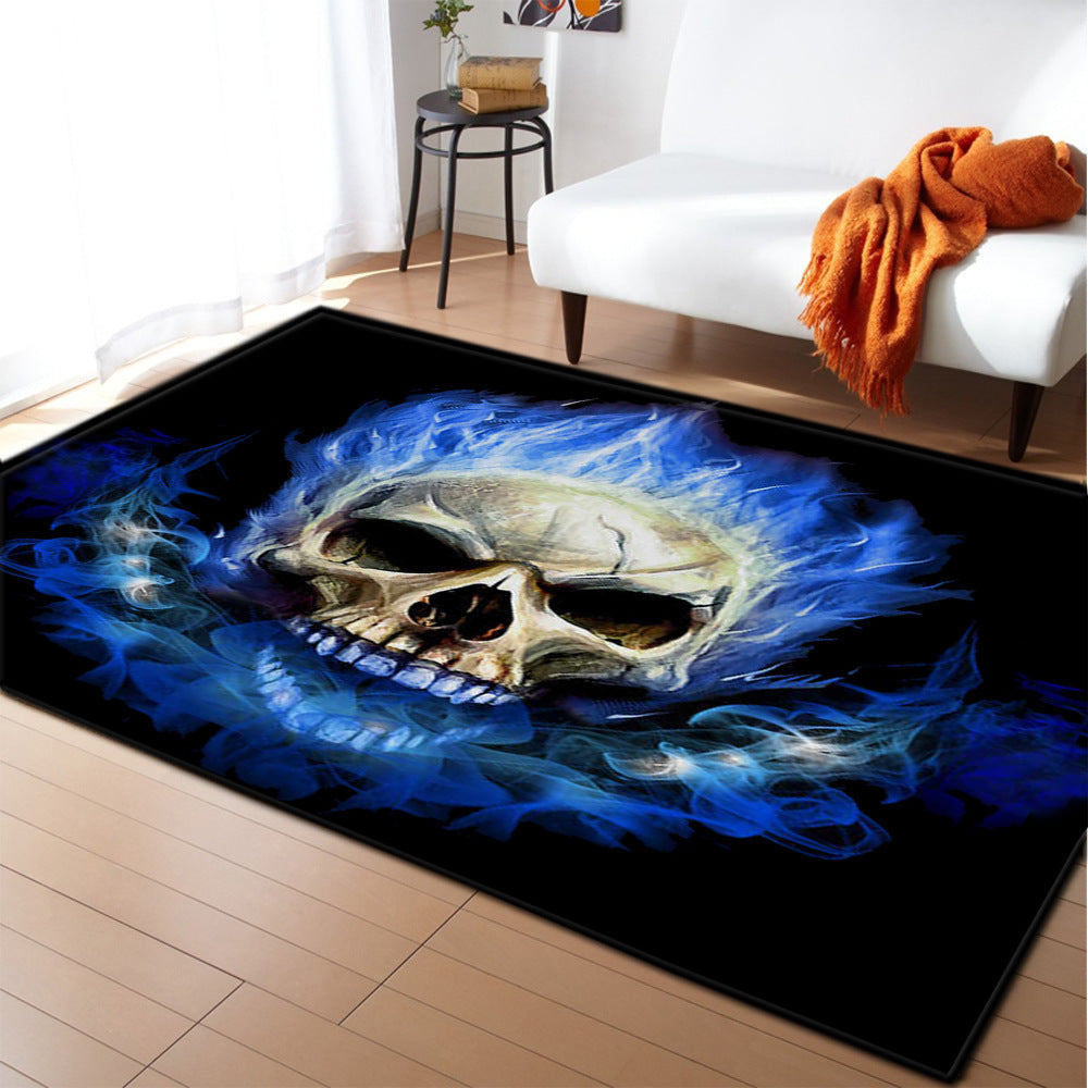 Skull living room bedroom dining room mat