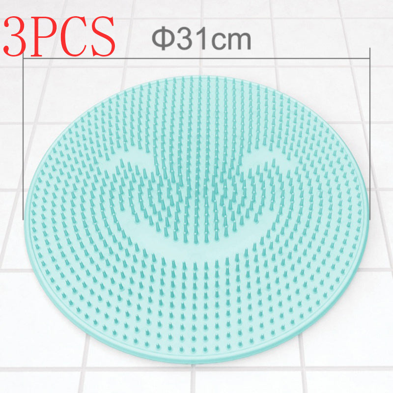 Silicone bathroom anti-slip massage pad