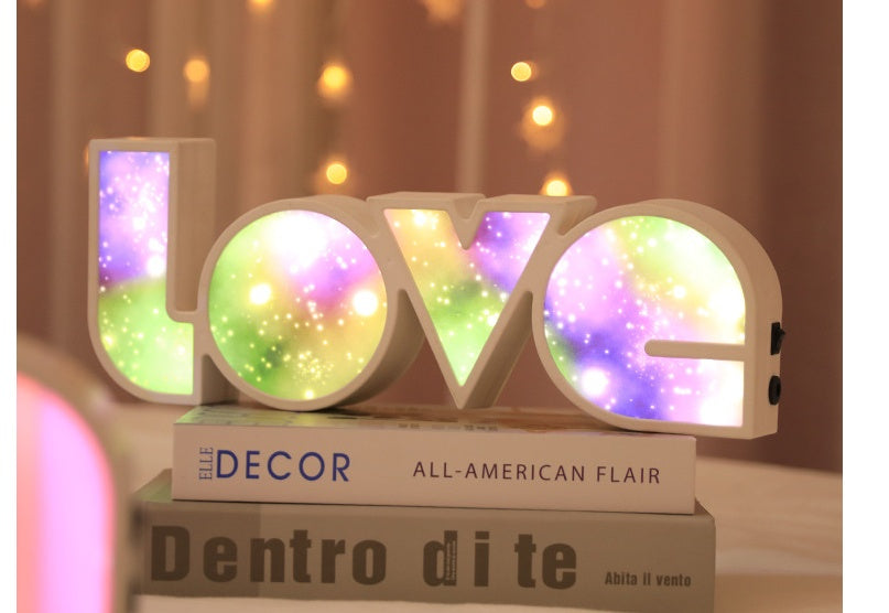 Valentines Day Decor LED LOVE Light Valentines Day Gift