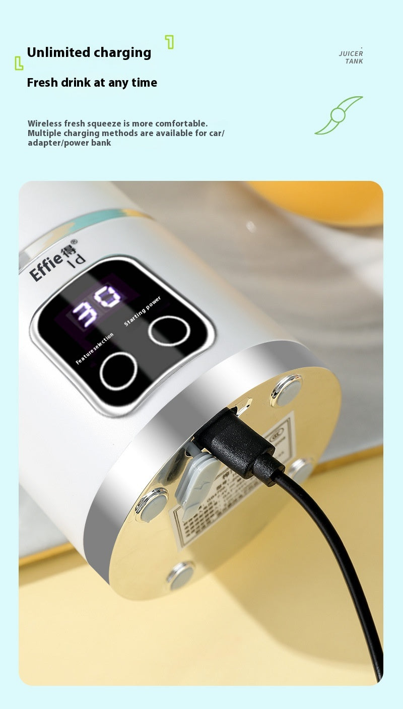 High-end Home Ice Crushing Juicing USB Charging Portable Blender