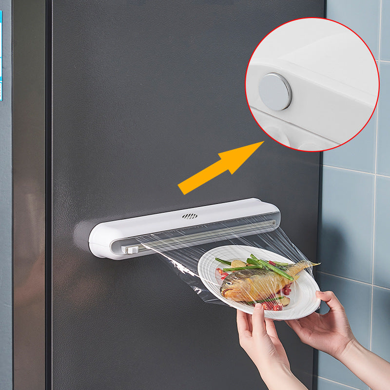 Cling Film Suction Cup Wall-mounted Box Kitchen
