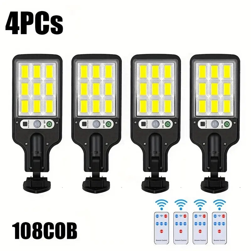 Solar Powered Motion Sensor Outdoor Garden Light