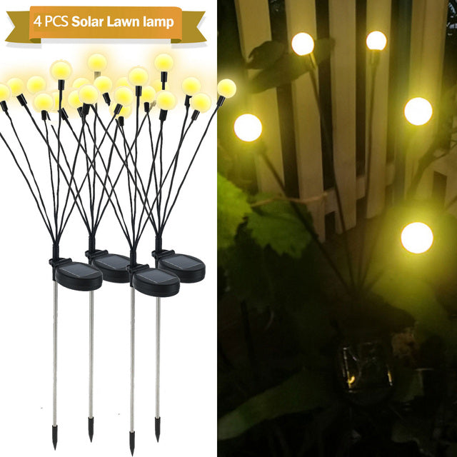 Simulation Firefly Solar Light Outdoor Garden Decoration Lawn Landscape Lamp