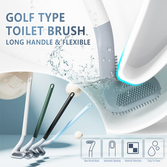 Golf Toilet Brush Wall-Mounted Cleaning Tools Silicone